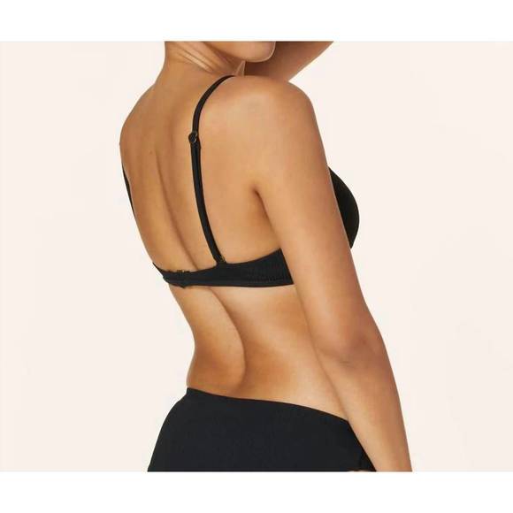 NEW ANDIE SWIM the valencia top in black - Picture 3 of 4